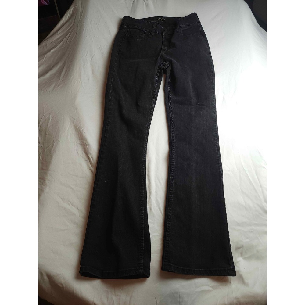 Riders by Lee Womens Black Bootcut Denim Jeans Size 10M